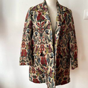 DV by Dolce Vita Tapestry Swing Coat Jacket